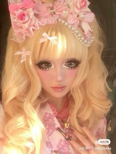 #gyaru #himegyaru #fyp #makeup Maquillaje Douyin, Dolly Makeup, Makeup Ulzzang, Gyaru Hair, Gyaru Aesthetic, Lace Makeup, Agejo Gyaru, Girly Pics, Girly Clothes