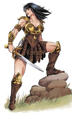 Warrior 1, Squirrel Girl, Female Armor, Female Hero, Red Sonja