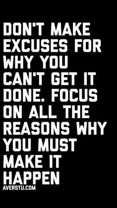 the words don't make exercises for why you can't get it done