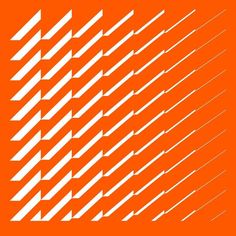 an orange background with white arrows in the shape of rectangles on top of each other