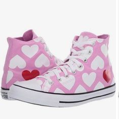 New With Box 167347f Converse Chuck Taylor All Star Twisted Hearts Sneakers Converse Pink, Twisted Heart, Shoes Converse, Converse Chuck Taylor All Star, Womens Converse, Chuck Taylor All Star, Converse Chuck, Converse Shoes, Chuck Taylor