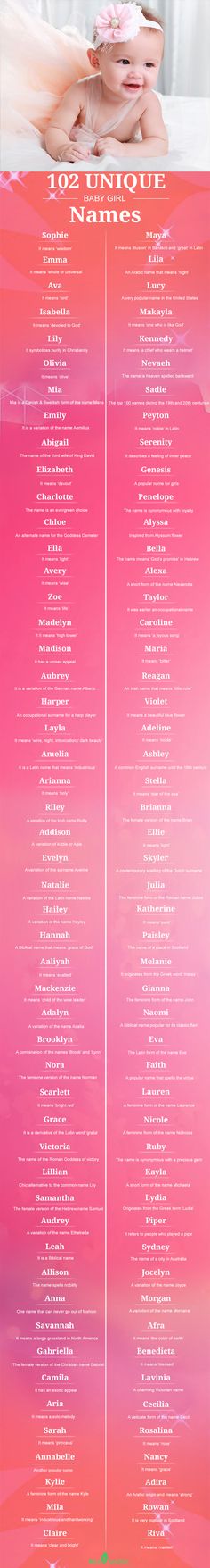 a pink poster with the names of people on it