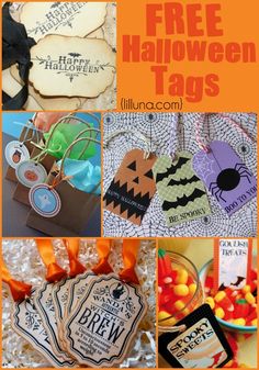 free halloween tags are the perfect way to decorate your home