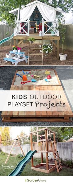 kids'outdoor play set projects