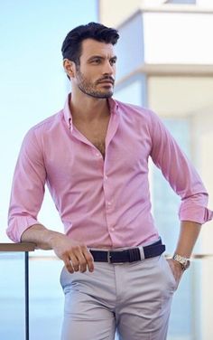 Summer Business Casual Outfits, Mens Smart Casual Outfits, Men Fashion Casual Shirts, Formal Mens Fashion, Shirt Casual Style, Fashion Suits For Men