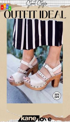 Rivets Buckle Platform Clogs Sandals Clogs Sandals, Platform Clogs, Clog Sandals, Elevate Your Style, Rivets, Women's Shoes Sandals, Your Style, Clogs, Shoes Sandals