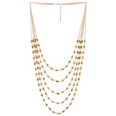 PRICES MAY VARY. Gold Oval Beads Statement Necklace Multi-Strand Long Chains with Crystal Charms Pendant 1)Sizes: Details shown on listing picture 2)Length: 61CM(24.02") 3)Total Weight: 58.8g 4)Material: Alloy; Simulated crystal 5)Package: Jewelry Box with Brand Name COOLSTEELANDBEYOND 1)Sizes: Details shown on listing picture
2)Length: 61CM(24.02")
3)Total Weight: 58.8g
4)Material: Alloy; Simulated crystal
5)Package: Jewelry Box with Brand Name COOLSTEELANDBEYOND Package Jewelry, Oval Beads, Beaded Statement Necklace, Crystal Charm, Champagne Gold, Long Chain, Multi Strand, Crystal Pendant, Charm Pendant