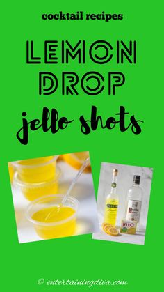 Lemon Drop Jello Shots Recipe Strong Jello Shots Recipe, Lemon Drop Jello Shots, Pina Colada Jello Shots, Margarita Jello Shots, Best Jello Shots, Jello Shots Vodka, Jello Shots Recipe, Pineapple Jello, Jello Pudding Shots