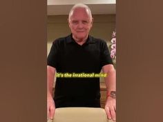 an older man sitting in a chair with the caption it's the traditional mind