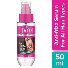 DESCRIPTION Suitable foNo matter how you like to keep your hair, Livon Serum will give your hair the salon finish it deserves PerfecInfused with potent moroccan argan oil extracts, Livon Serum moisturises hair, giving it a glossy finish ULivon Serum instantly makes your hair upto 50% glossier, giving your hair a super gloss boost;Livon Serum instantly detangles your hair, cuts through frizz and gives super smooth ultra glossy hair SLivon Serum gives your hair the perfect, salon finish every single time to shampoo so your hair looks fab always Ingredients: Microsmootheners, Moroccon Argan Oil, Vitamin E Livon Serum is an absolute essential for your hair regime to get the perfect salon finish. This hair serum for women cuts through the frizz & flyaways to give you super smooth hair. Livon Se Hair Serum For Frizzy Hair, Serum For Frizzy Hair, Frizz Hair, Anti Frizz Hair, Argan Oil Hair, Moroccan Argan Oil, Glossy Hair, Oil Hair, Anti Frizz