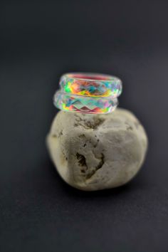 Colorful Resin Iridescent Ring, Unicorn Sparkly Ring, Rainbow Jewelry Gift for Woman, Cute Holographic Jewelry for Women - Etsy Jewelry Magic, Magic Jewelry, Sister Rings, Ring Moon, Rainbow Ring, Fairy Ring, Cute Ring, Hippie Rings, Sparkly Ring