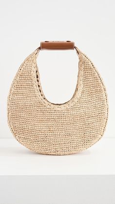 STAUD Moon Raffia Tote Bag | Shopbop Raffia Tote Bag, Statement Sandals, Woven Raffia, Natural Tan, India Fashion, French Fashion, Pharmacy Gifts, Crochet Bag, Fashion Bags