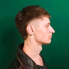 Short Mullet Hairstyle 18 ideas: A fashion statement like no other - mens-club.online Crop Top Mullet Haircut Men, Mullet Variations Men, Very Short Mullet Mens, Mullet Modern Men, Modern Mullet Short Hair Men, Mullet Men Short, Short Modern Mullet For Men, Short Male Hairstyles, French Crop Mullet