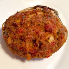 a close up of a plate of food on a table