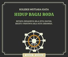 Hidup bagaikan RODA bila-bila masa sahaja situasi kita boleh berubah. Kadang kita TERLUPA bukan mudah untuk berada diatas. Apabila TERJATUH baru terasa peritnya berada dibawah. #mutiarakata Inspirational Quotes About Strength, Quotes About Strength, Ecards, Inspirational Quotes, Memes, Quotes, Instagram, E Cards