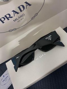 Prada Glasses, Y2k Sunglasses, Devil Wears Prada, Make Waves, Iphone Wallpaper Girly, Prada Sunglasses, Elevate Your Look, Black Sunglasses