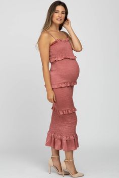 Mauve Satin Smocked Fitted Maternity Midi Dress – PinkBlush Green Lace Maxi Dress, Maternity Bodycon Dress, Pink Blush Maternity Dress, Fitted Maternity Dress, Blush Maxi Dress, Burgundy Maxi Dress, Drape Maxi Dress, Maternity Midi Dress, Grey Maxi Dress