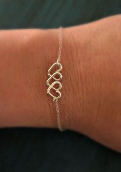 Silver Bridesmaid Jewelry, Silver Friendship Bracelets, Silver Bridesmaid, Sister Bracelet, Infinite Love, Love Bracelet, Bridesmaid Bracelet