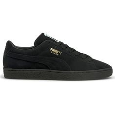 With its huge impact on footwear culture, PUMA's most iconic trainer first hit the scene in 1968 and has been worn by icons of every generation since. The Suede Classic XXI features a full suede upper alongside some modern touches for an improved overall quality and feel to an all-time great. $69.95 Puma Suede Classic Xxi, Mens Black Sneakers, Sneakers Puma, Suede Fashion, Puma Suede, Puma Sneakers, Lace Up Sneakers, Black Sneakers, Sneaker Collection