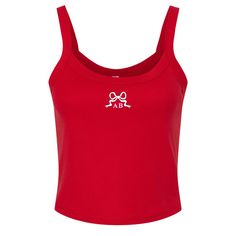 Introducing the Monogrammed 'Tiny Bow' Baby Tank, a sweet and personalized addition to your little one's wardrobe. Crafted with soft and gentle fabric, this adorable tank top offers comfort and style. Cute Red Cotton Tank Top, United Monograms, Lilly Inspired, Baby Tank, Long Sleeve Baseball Tee, Matching Sets Outfit, Tiny Bow, Comfort Colors Sweatshirt, Fall Denim