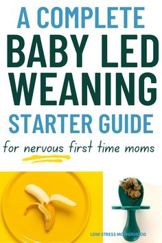 how to do baby led weaning - blw starter guide Weaning Meals, Led Weaning First Foods, Blw Recipes