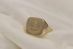 "14k & 18k Gold Engraved 15x15MM Signet Ring For Men and Women / Handmade 15x15MM Signet Ring Available in Gold, Rose Gold and White Gold ---> Please note that engraved items are non-refundable, non-exchangeable. ---> Please add an Initials , Numbers and Words in personalized section you would like to be engraved and the font preference. ---> Family crest , your drawing , Symbols , Horoscope or Logo can be engraved. Please show me before your purchase ---> Close back inside ❥ ITE Drawing Symbols, Signet Ring For Men, Family Crest Rings, Your Drawing, Gold Armband, Gold Signet Ring, Aquamarine Jewelry, Gold Engraving, Ruby Jewelry