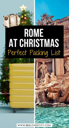 the rome christmas perfect packing list is here to help you plan your next holiday trip