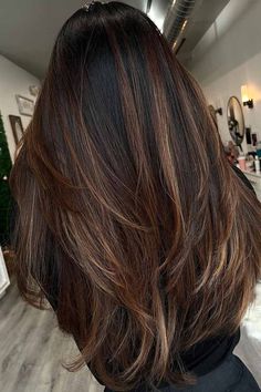 Hairstyle Butterfly, Tiktok Hairstyle, Color Castaño, Long Haircuts, Hairstyles For Layered Hair, Hair 2024