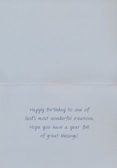 an envelope with a handwritten birthday card