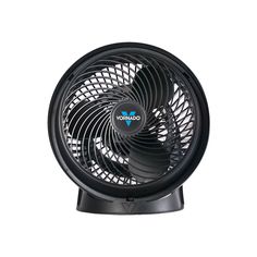 a black ventilator fan with the word vornado on it's side