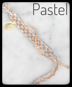 Pastel Blue Orange Yellow White Cotton Knotted Dovetail - Etsy Bracelet Blue, Braided Bracelets, Blue Bracelet, Pastel Blue, Friendship Bracelet, Orange Yellow, Blue Orange, Embroidered Friendship Bracelet, Friendship Bracelets