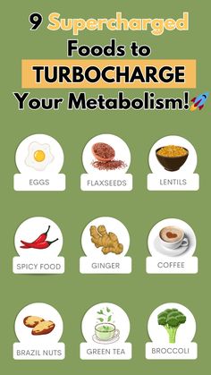 Discover the top 9 metabolism-boosting foods that will ignite your fat-burning furnace! From spicy peppers to nutrient-rich greens, these powerhouse ingredients will rev up your metabolism and supercharge your weight loss journey. Zeta Metabolism, Metabolism Diet, Fast Metabolism Diet, Fast Metabolism, Spicy Recipes, Flax Seed, Eating Habits