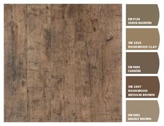 the color scheme for wood flooring is brown