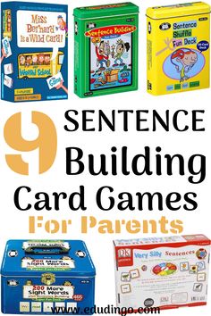 the top ten sentence building card games for parents