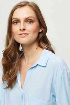 Blue Long Sleeve Button Front Shirt Open Collar Shirt, Blue Long Sleeve, Button Front Shirt, Quick Delivery, Dorothy Perkins, Collar Shirts, Buy Online, Shop Now, Long Sleeve