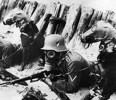 This is a picture of German Gas Masks.  These masks have the purpose of saving soldiers from the harmful and usually fatal effects of poison gas used in WW2.  They are created with glass for the eye holes, rubber to form a seal around the head, metal or more rubber to go around the face, and then they have an absorbent or neutralizer in the intake part (activated charcoal, etc.) to eliminate the harmful toxins from the air coming in. Girl Workout, Gas Masks, Dope Swag, The Great, Military Dogs, Sweater Tshirt, Interesting History, Gas Mask, Service Dogs