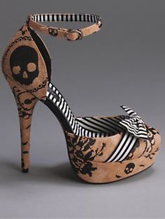 Gothic Heels, Skulls And Bones, Dr Shoes, Hello Lover