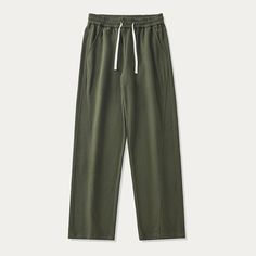 Men’s Patchwork Twill Army Green Wide Leg Pants Fabric: 58.5% Cotton+41.5% Polyester Size: M, L, XL, 2XL, 2XL Multiple Color Selections: Army Green  Season: Spring, Fall, Summer Casual Big And Tall Pants With Pockets, Big And Tall Cotton Bottoms With Side Pockets, Casual Big And Tall Pants, Casual Big And Tall Bottoms With Straight Leg, Casual Big And Tall Straight Leg Bottoms, Casual Cotton Bottoms For Big And Tall, Casual Big And Tall Bottoms With Side Pockets, Casual Bottoms With Side Pockets For Big And Tall, Green Wide Leg Pants