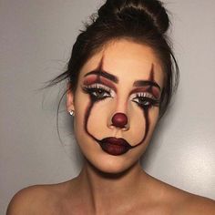 Nem Halloween Makeup, Scary Pennywise, Makijaż Sugar Skull, Pennywise Makeup, Maquillage Halloween Simple, Es Pennywise, Teknik Makeup