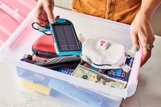 How to Pack an Emergency Kit for a Small Space - With Just $100 | Apartment Therapy A Studio Apartment, Basic First Aid, Survival Blanket, Emt Paramedic, Emergency Preparedness Kit, Bic Lighter, Life Straw, Disposable Cups, Emergency Kit