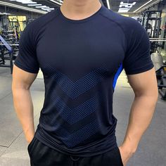 Compression Short Sleeve Men's Gym Workout T Shirt Price: 28.00 & FREE Shipping Worldwide #men #mensfitness #fitnessapparel #mensportswear #mensgymwear #gymwear #sportswear #mensathleisure #athleisure #bodybuilding #musclefit #mensfitnessapparel #activewear #mensactivewear #mensgymapparel #hardcore #sportstshirt #menssportstshirts #mensoutdoortshirts Moisture-wicking Stretch T-shirt For Gym, Compression Workout T-shirt With Crew Neck, Technical Compression T-shirt With Moisture-wicking, Breathable T-shirt For Sports Season Workout, Breathable T-shirt For Workout And Sports Season, High Stretch Crew Neck T-shirt For Workout, Compression Go-dry T-shirt For Gym, Athleisure Compression T-shirt, Breathable, High Stretch Breathable T-shirt For Light Sports