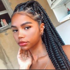 Box Dreads, Black Hair Aesthetic, Different Braids, Big Box Braids, Big Braids, Instagram Hairstyles, Short Locs Hairstyles