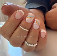 Hello beautiful girls, how are you? for me, today was not my day because I had to practice at the hospital and wow they treated me badly a... Her Nails, Vacation Nails, Summer Getaway, Short Nail Designs, Nails Desing, Dream Nails