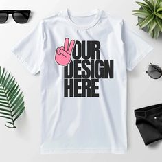 Custom White Print Sublimation Short Sleeve, Custom Print White Short Sleeve T-shirt, Cotton Graphic Tee With Sublimation Branding, Customizable Short Sleeve T-shirt, Wood And Plants, Boho Tshirt, Clothing Business, T Shirt Mockup, Tshirt Mockup