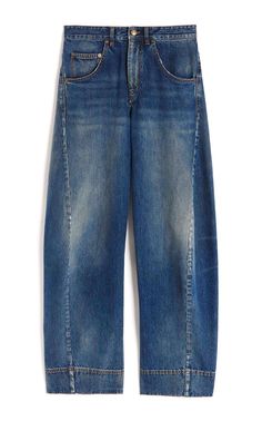 Mick Rigid Cropped Jeans By Victoria Beckham | Moda Operandi Victoria Beckham Fashion, Beckham Fashion, Victoria Beckham Collection, Denim Washes, Victoria Beckham Style, Shabby Chic Clothes, Denim Inspiration, Denim Projects