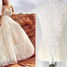 large victoria and antique style venice lace applique in ivory color, venice lace applique for bridal accessories, wedding belt, bridal veil width is about about 35 cm at widest point, and height is about 50 cm , a very large piece, can be attached to wedding gown , costumes design directly . price is for one piece ,more in stock Similar style https://www.etsy.com/listing/501520025/ivory-wedding-lace-applique-bridal-lace?ref=shop_home_active_1 https://www.etsy.com/listing/268363739/beautiful-3d- Bodice Applique, Bridal Applique, Sequin Wedding, Alencon Lace, Applique Wedding Dress, Wedding Dress Accessories, Overlay Dress, Applique Dress, Embroidery Lace