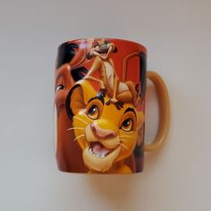 Disney The Lion King: Simba, Timon & Pumbaa 3D Multicolor Coffee Tea Mug *READ* The Lion King Simba, King Cup, Disney The Lion King, Timon And Pumbaa, King Simba, Lion King Simba, Wooden Cheese Board, Soft Cooler, Coffee And Tea Accessories