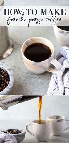 how to make french press coffee in less than 10 minutes or less with just 3 ingredients