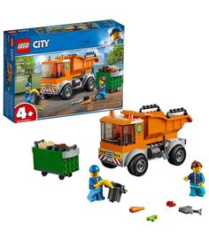 the lego city dump truck is in its box and ready to be used as a toy