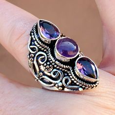 Brand New Handmade Amethyst Silver Statement Ring. Size 7 1/2 925 Stamped New To Poshmark? Use Referral Code Kimberlyn222 To Receive $10. Spiritual Sterling Silver Amethyst Ring, Silver Amethyst Ring Stamped 925, Purple Ring Stamped 925, Nickel-free Silver Amethyst Ring In Sterling Silver, Bohemian Sterling Silver Amethyst Ring With 925 Stamp, Bohemian Silver Amethyst Ring In Sterling Silver, Bohemian Sterling Silver Amethyst Ring, Elegant Purple Nickel-free Rings, Silver Eternity Ring